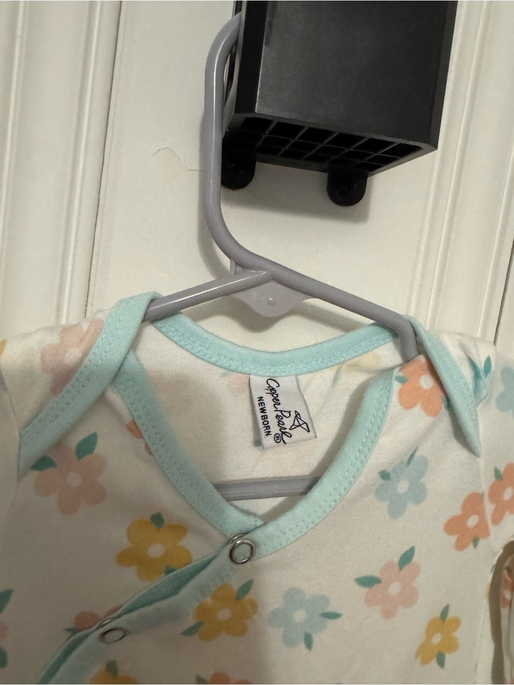 Copper Pearl Newborn Knotted Gown - Daisy - Picture 6 of 9
